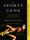 Cover image for The Sports Gene